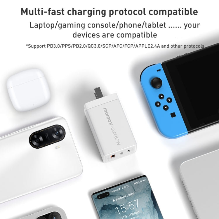 MOMAX UM30 PD 67W Fast Charger Power Adapter, CN Plug, CN Plug