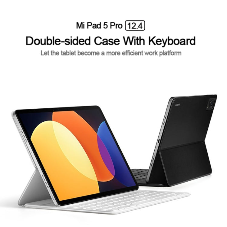 Original Xiaomi Pad 5 Pro 12.4 Keyboard Double Sided Tablet Protective Case, For Xiaomi Pad 5 Pro